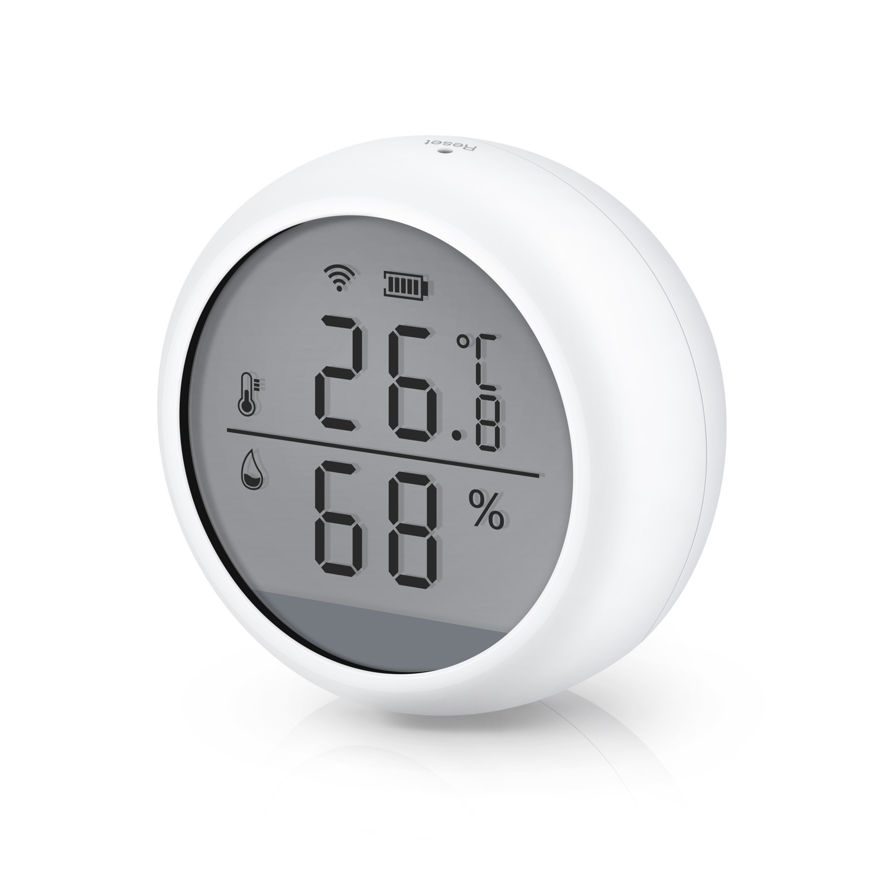 Thermomètre humidité WiFi Intelligent Tuya, Capteur de température et  d'humidité intérieures, Température Humidité de Haute